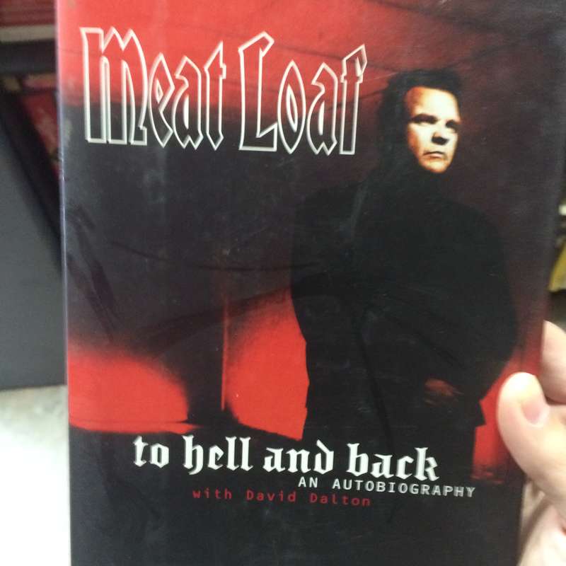 (SOLD) Meat Loaf's Signed autobiography 