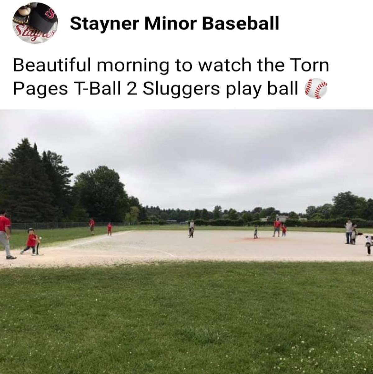 Proud to sponsor the 2019 Stayner Minor Baseball T-Ball 2 Sluggers Team