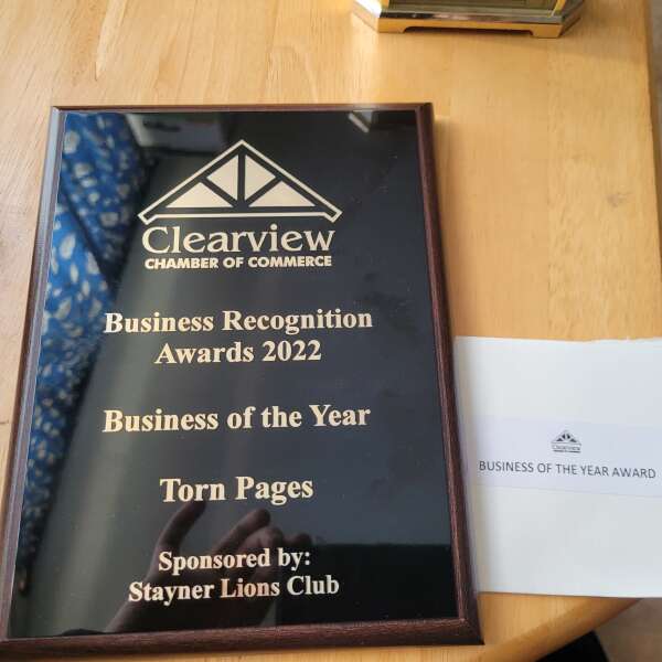 We won BUSINESS OF THE YEAR!!!